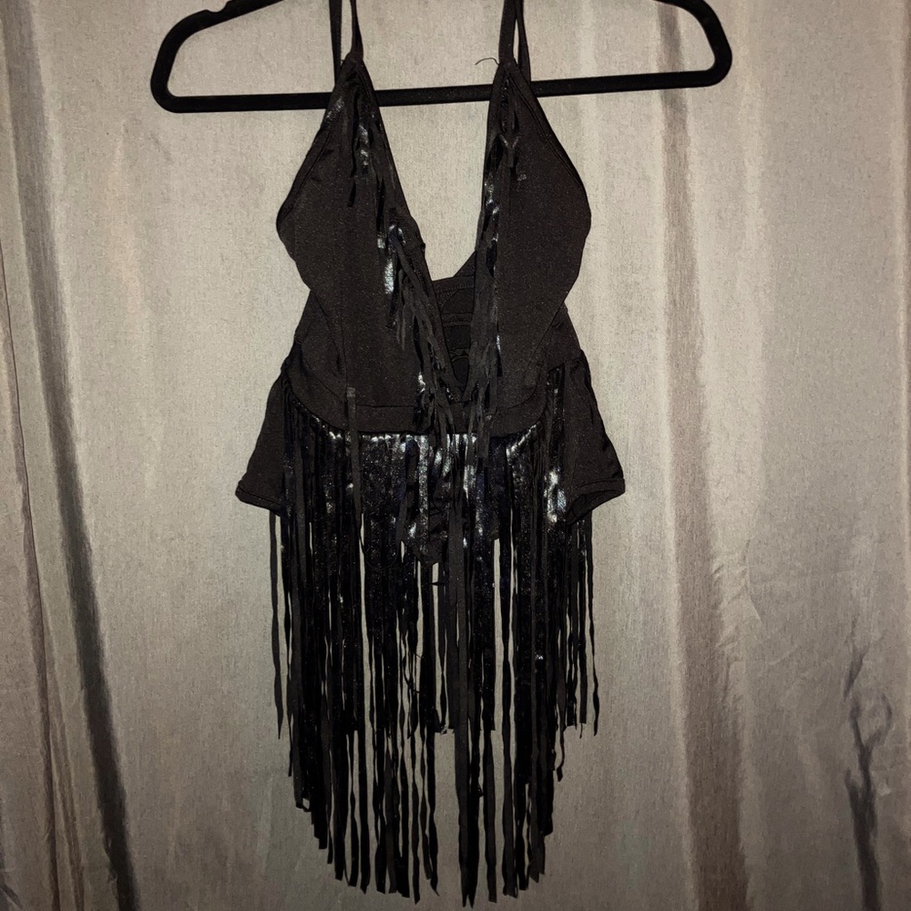 Leg Avenue Teddy with Fringe